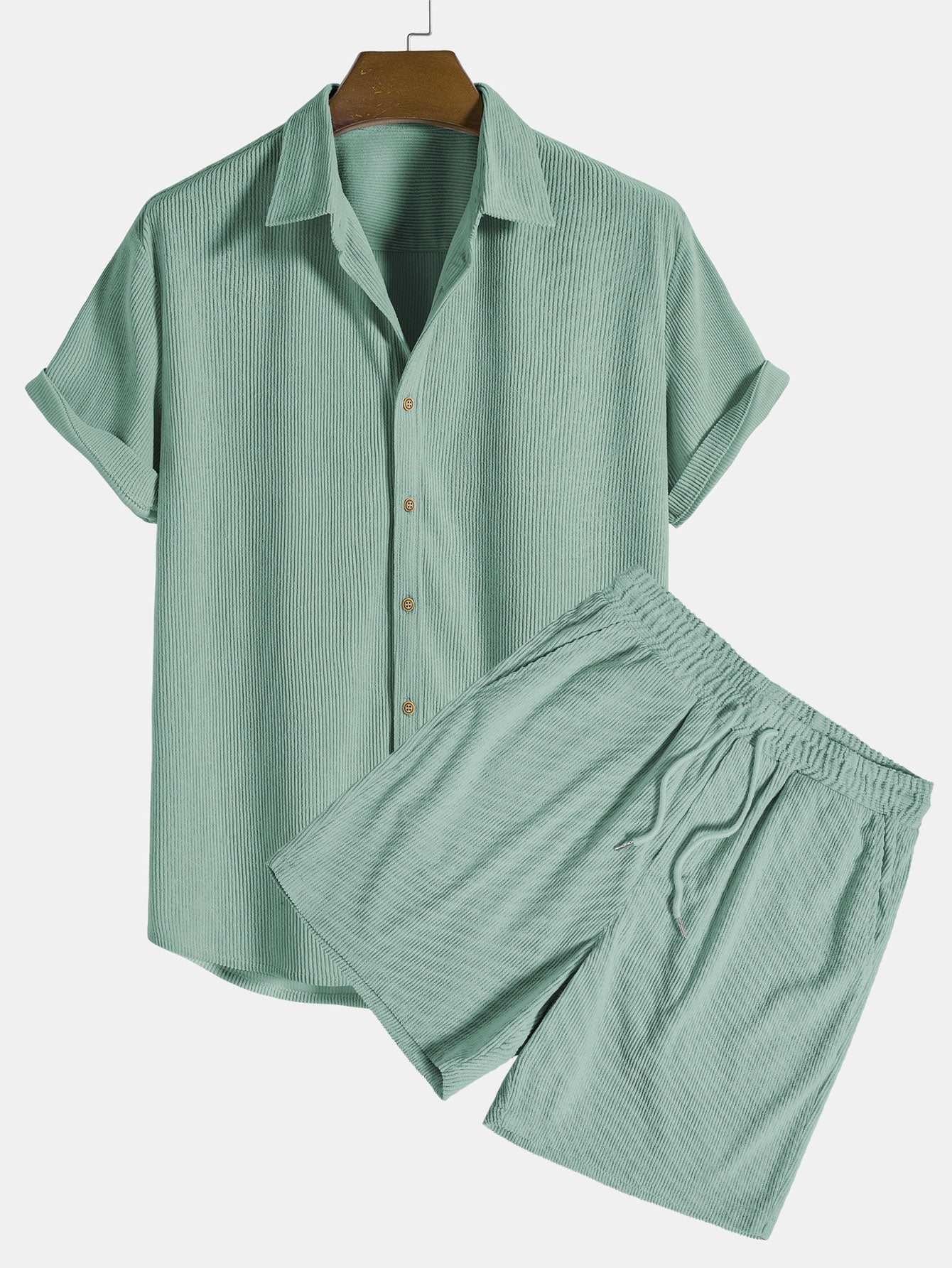 Completo da uomo leggero e traspirante con pantaloni elasticizzati per primavera e estate